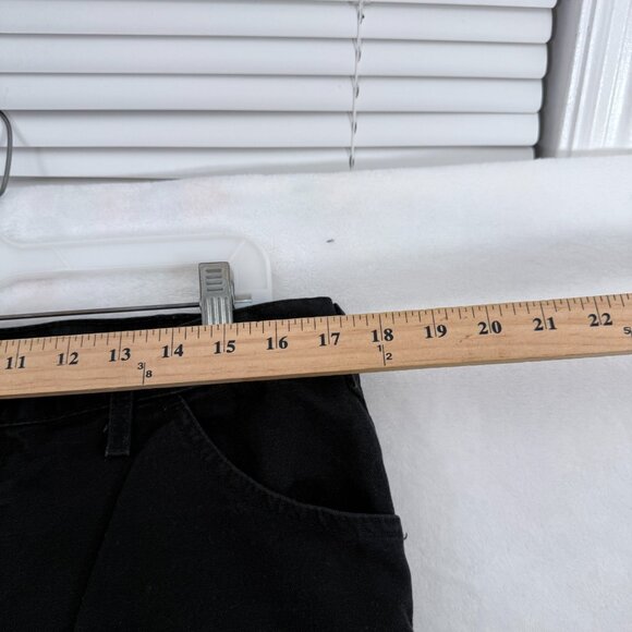 Dickies Pants Men 34x32 Black Canvas Carpenter Workwear Straight Leg - Picture 4 of 10